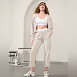 NWT Athleta Seasoft Bubble Hem Full Zip